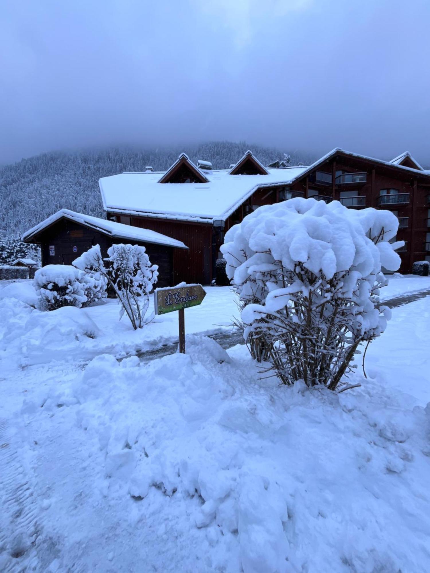 莱孔塔米讷蒙茹瓦Aux Pieds Des Pistes En Plein Soleil公寓 外观 照片