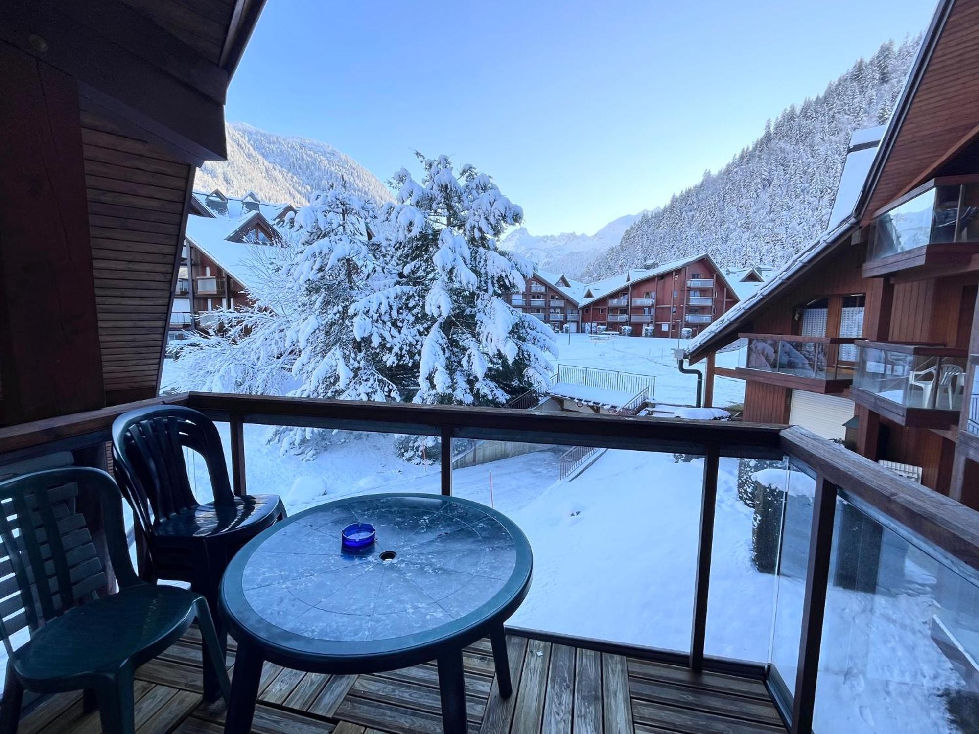 莱孔塔米讷蒙茹瓦Aux Pieds Des Pistes En Plein Soleil公寓 外观 照片