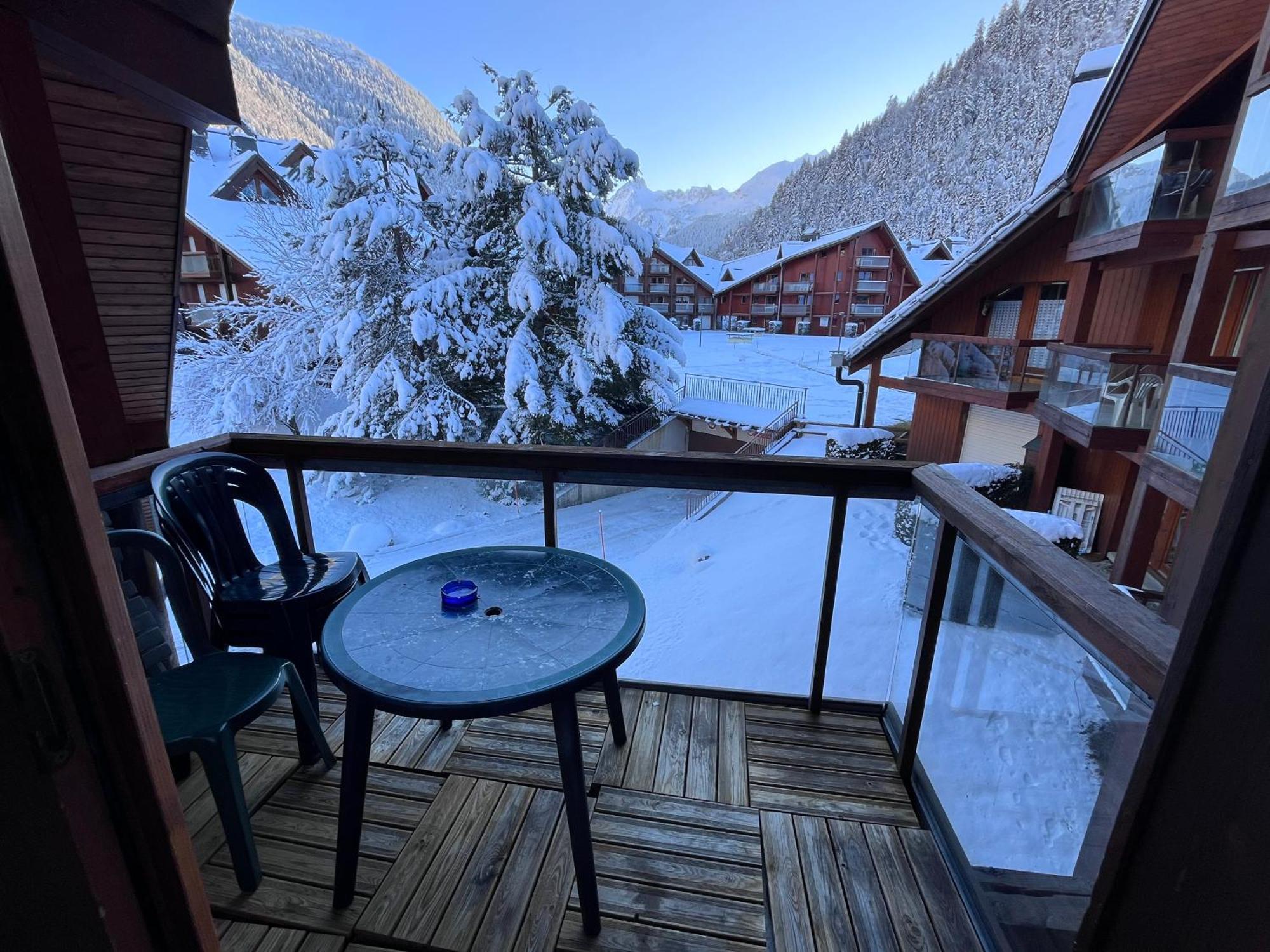 莱孔塔米讷蒙茹瓦Aux Pieds Des Pistes En Plein Soleil公寓 外观 照片