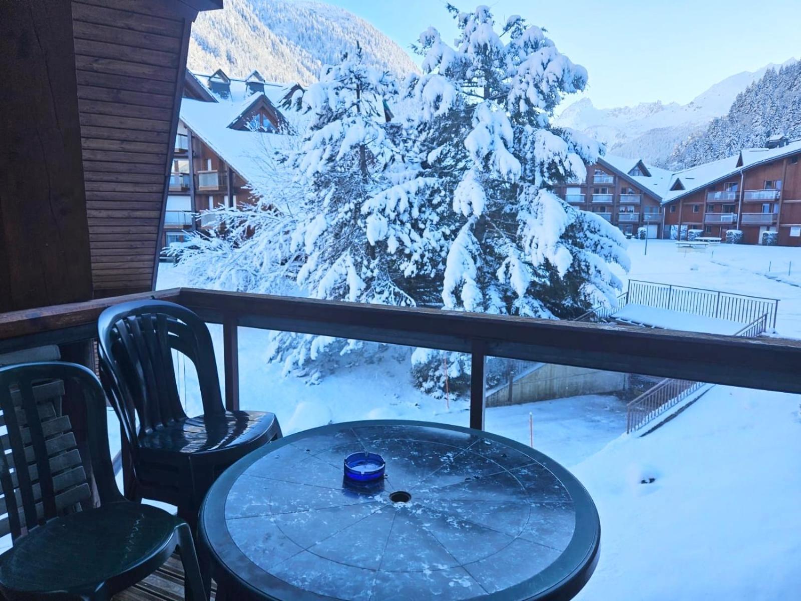 莱孔塔米讷蒙茹瓦Aux Pieds Des Pistes En Plein Soleil公寓 外观 照片